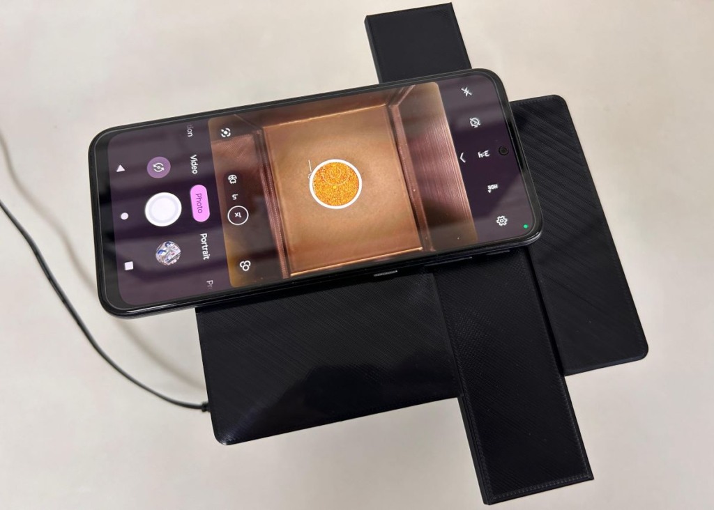celular para detecção de fraude em café