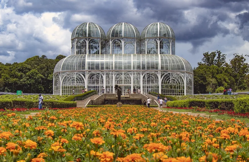 Jardim Botânico de Curitiba. Foto: Divulgação. Jardim Botânico de Curitiba. Foto: Divulgação.