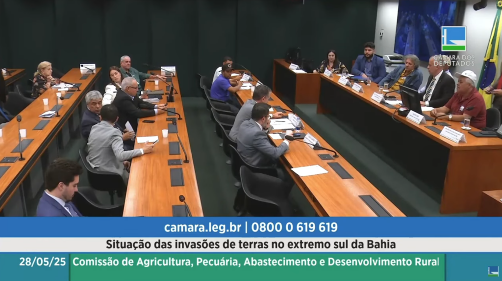 invasões de terras na Bahia, audiência pública, câmara dos deputados
