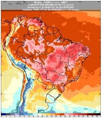 mapa de temperaturas