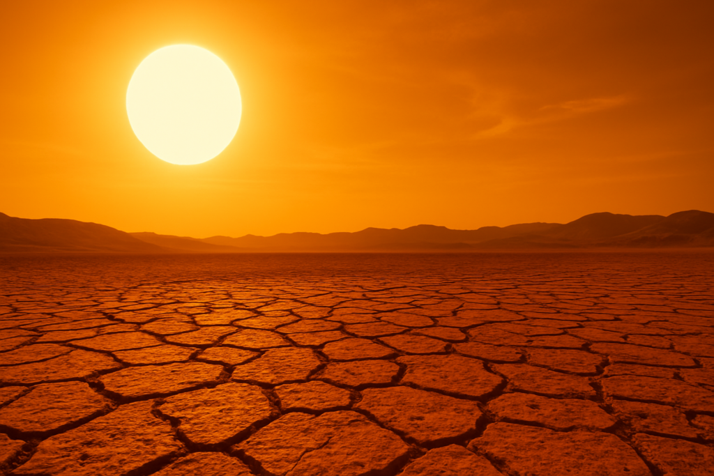 A temperatura mais alta já registrada na Terra foi de 56,7 °C