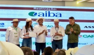 autoridades e lideranças do agronegócio na abertura da Bahia Farm Show 2025; governador da Bahia