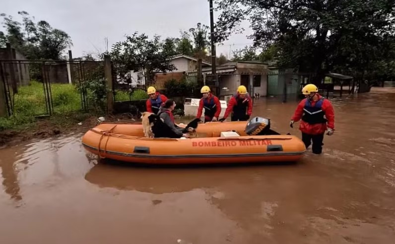 Chuva causa estrago em 126 municípios gaúchos; previsão indica termômetros abaixo de zero