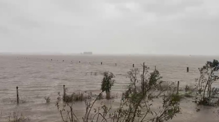Lavouras de trigo, canola e aveia da região central gaúcha estão submersas, diz Emater