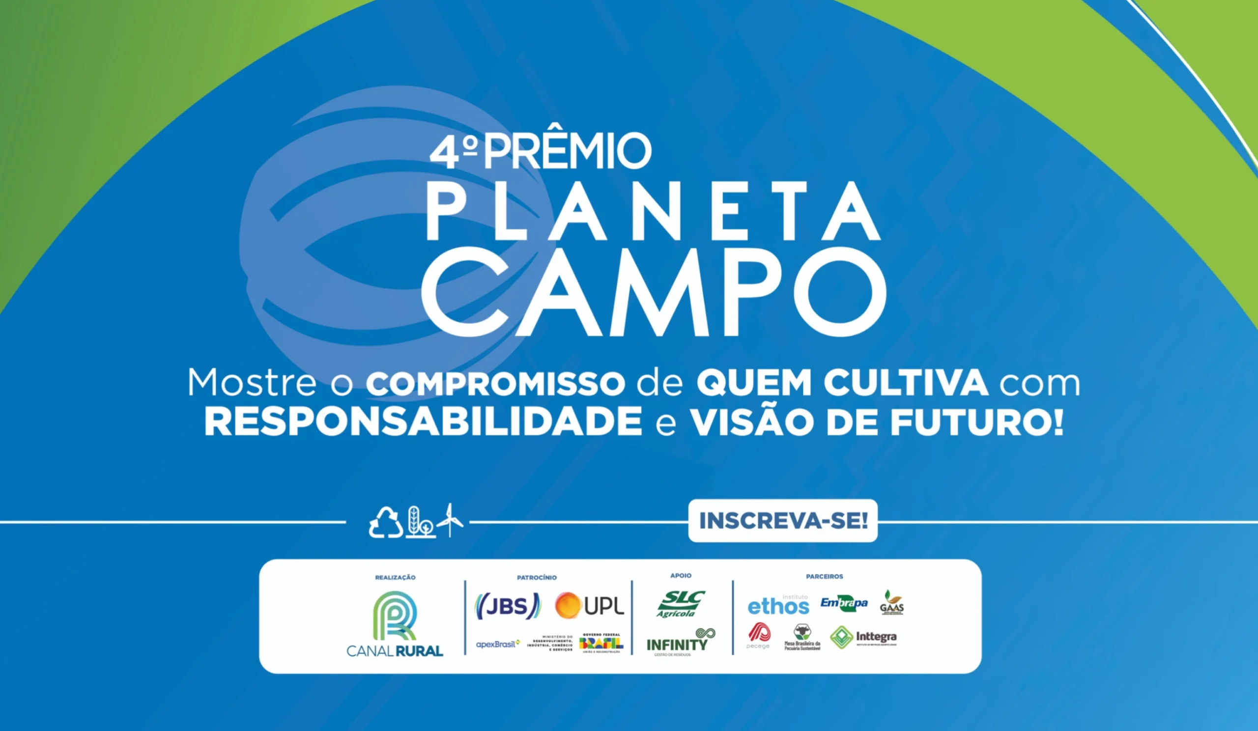 Inovação e sustentabilidade: Prêmio Planeta Campo 2025 está com inscrições abertas