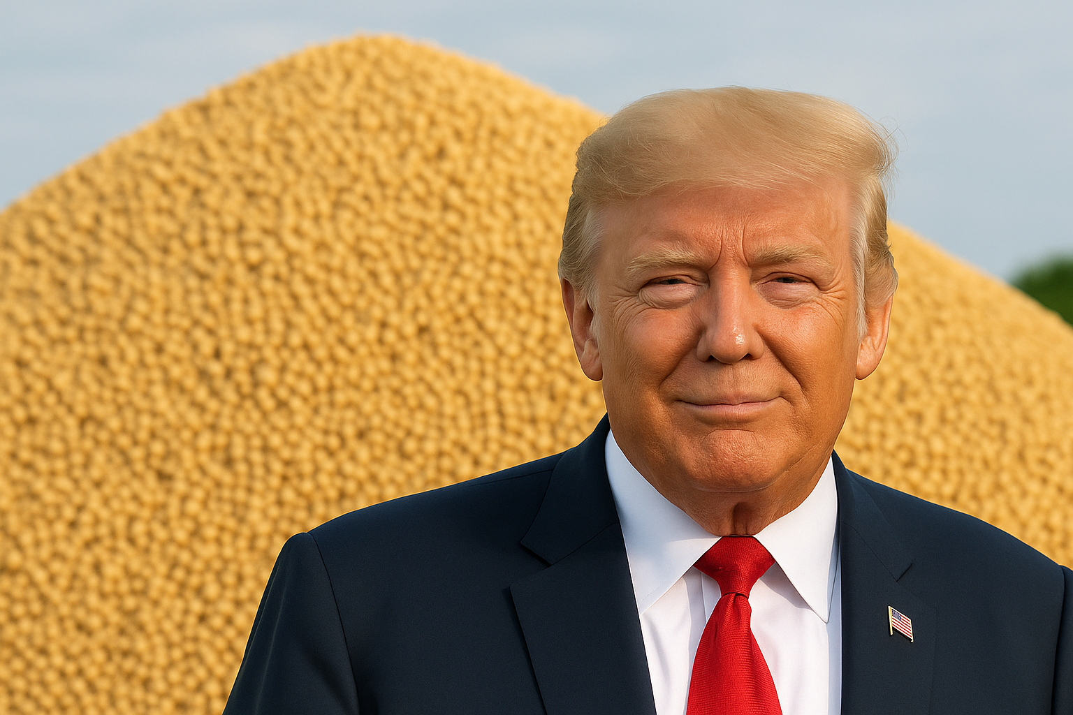 Saiba se as tarifas anunciadas por Trump comprometem a soja brasileira