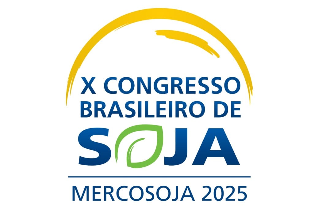 Logo do X Congresso Brasileiro de Soja - Mercosoja 2025