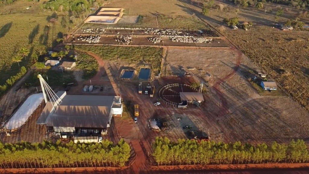 Vista aérea do sítio Shofar. Foto: Matheus Roz