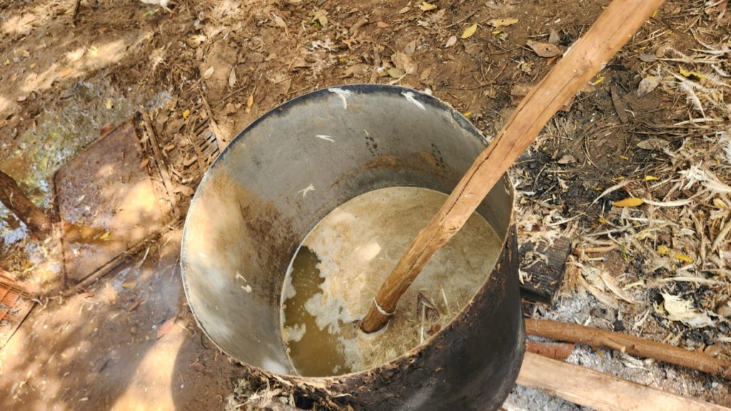 Registro feito pelas equipes durante a ação