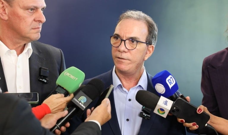 Décio Lima em coletiva de imprensa | Foto: Canal Rural