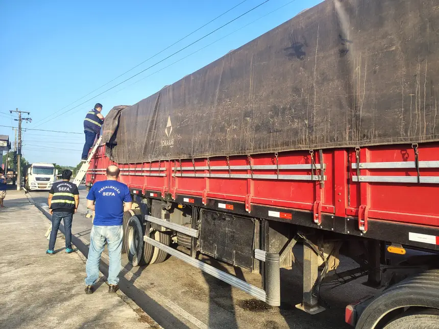 Fiscais apreendem 27 toneladas de farinha de trigo avaliadas em R$ 197 mil