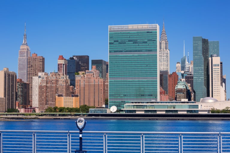 prédio da ONU em Nova York