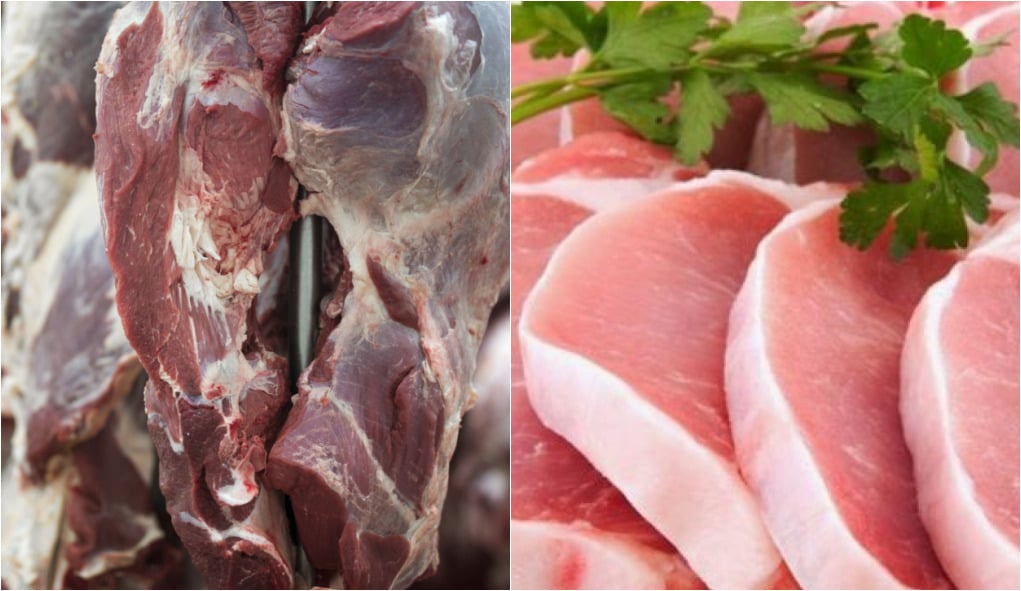 carne bovina e suína - exportação