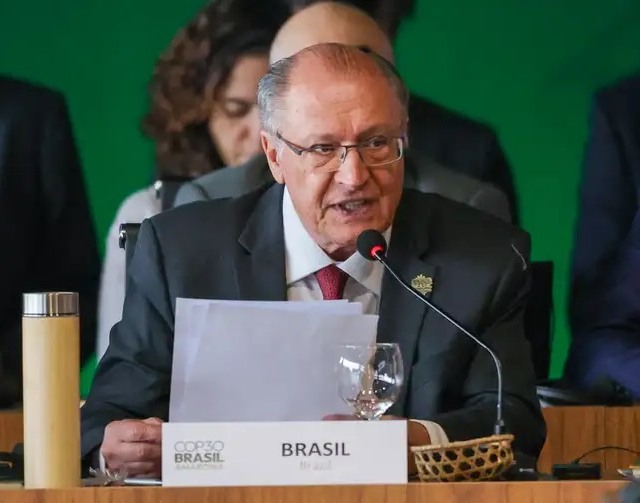 Geraldo Alckimin participa da abertura da Pré-COP, em Brasília