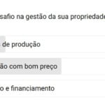 Qual é o maior desafio na gestão da sua propriedade rural?