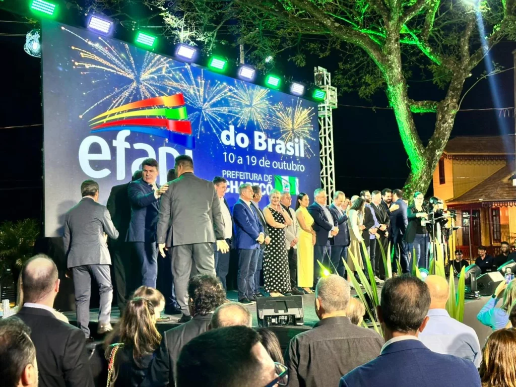 Abertura da Efapi, em Chapecó/SC - Foto: Divulgação. 