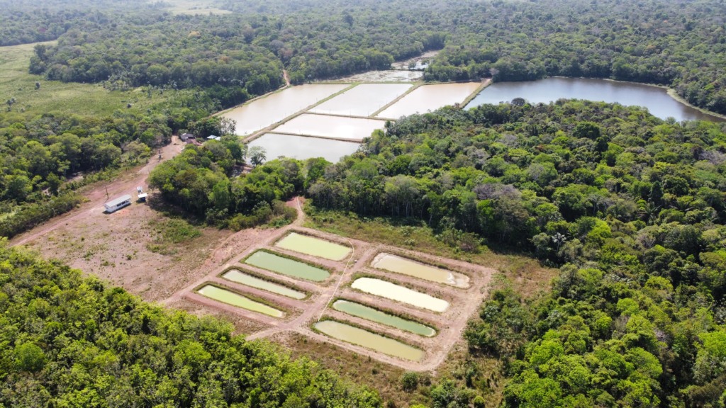 Imagens de drone das lâminas d’água no Estado do Amapá