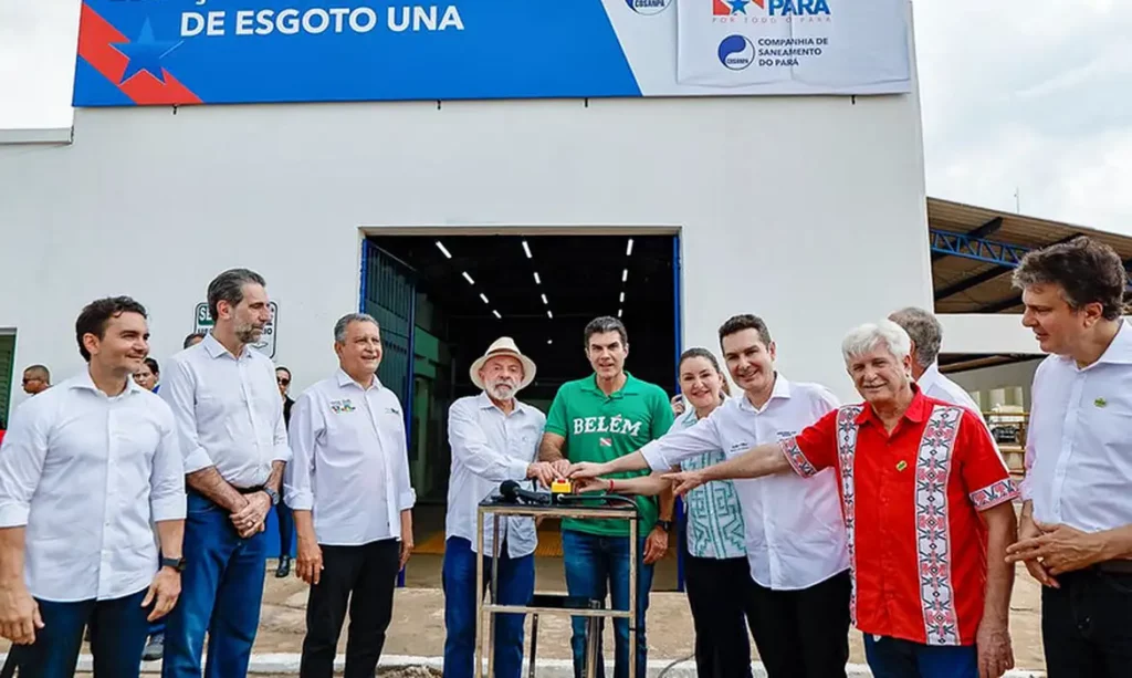 Lula e Helder Barbalho inauguram obras em Belém para COP30