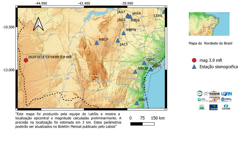terremoto luís eduardo magalhães, oeste da Bahia, território de Barreiras