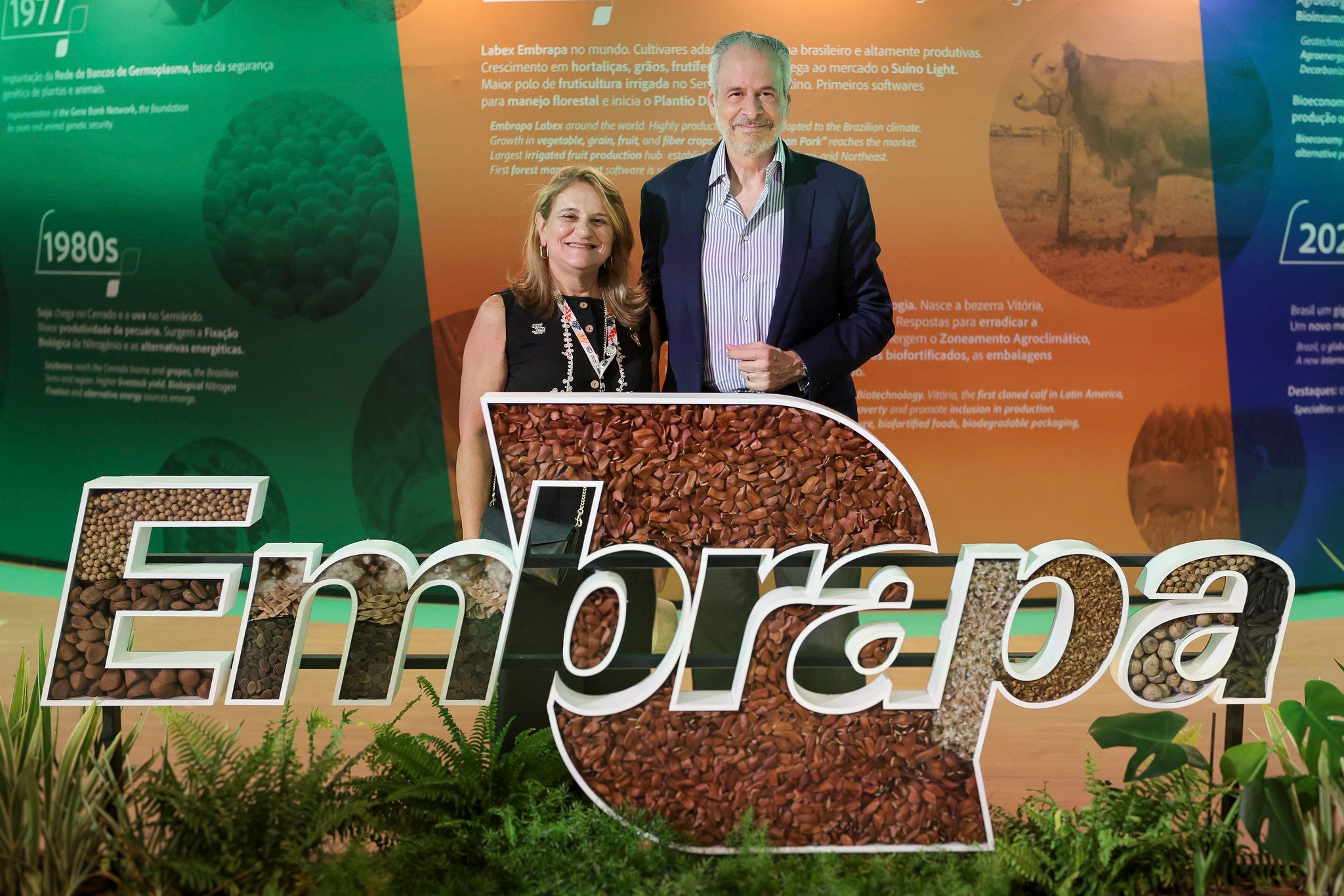 Presidente da COP30 visita área da Embrapa no evento