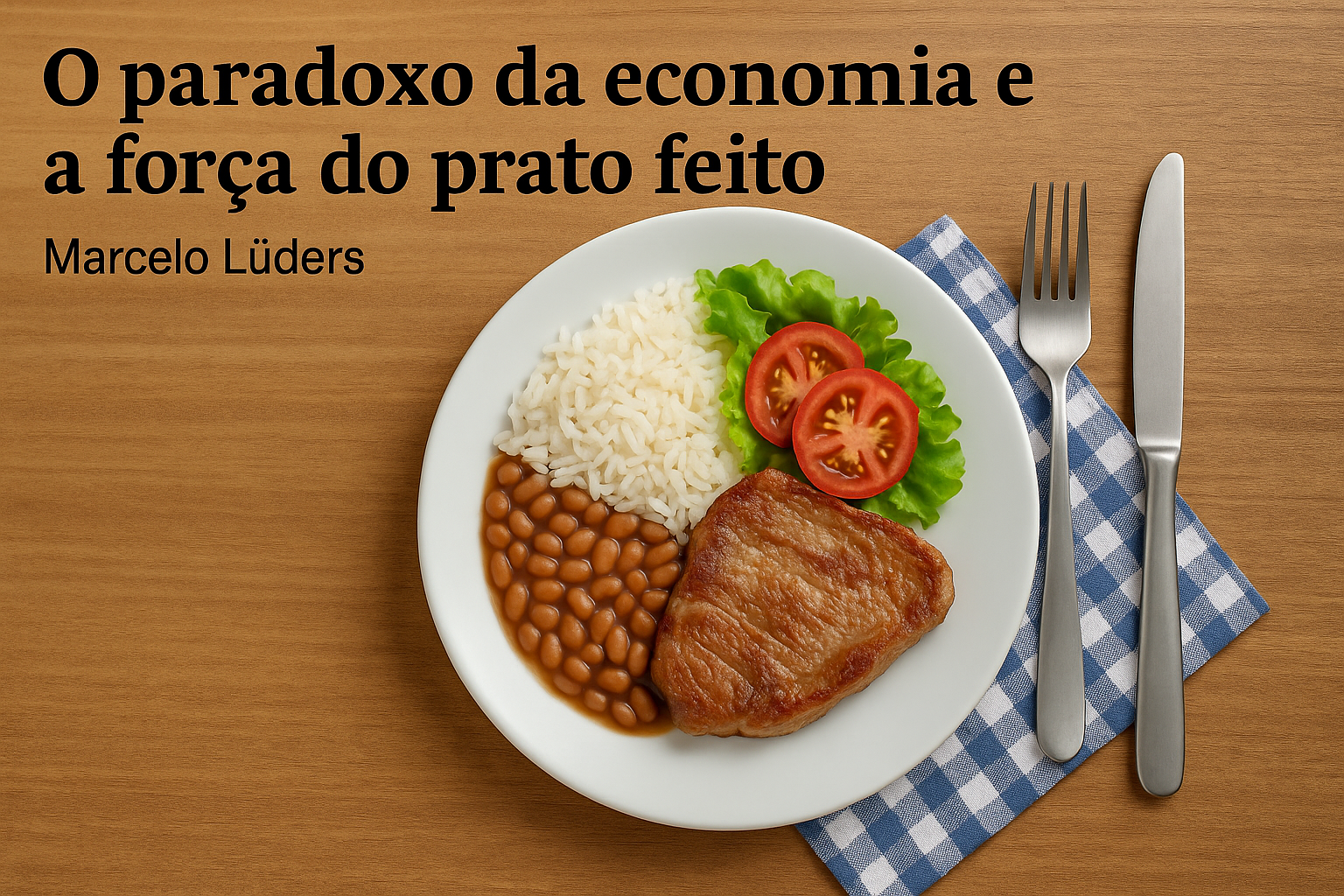 prato feito, Marcelo Lüders