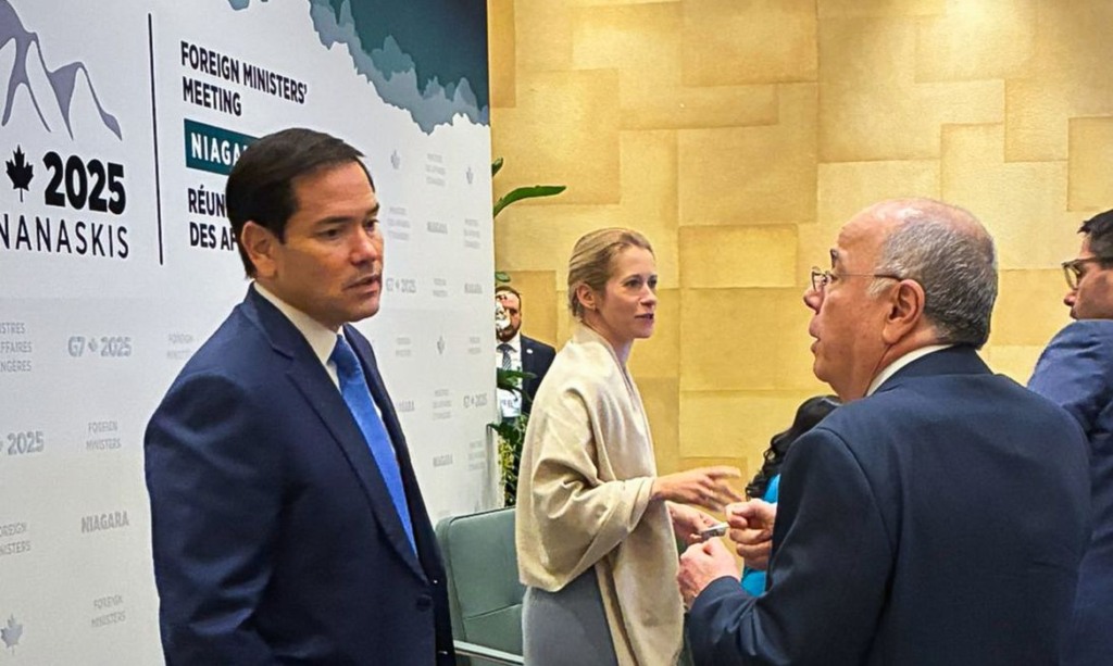Marco Rubio se encontra com Mauro Vieira no Canadá Marco Rubio se encontra com Mauro Vieira no Canadá