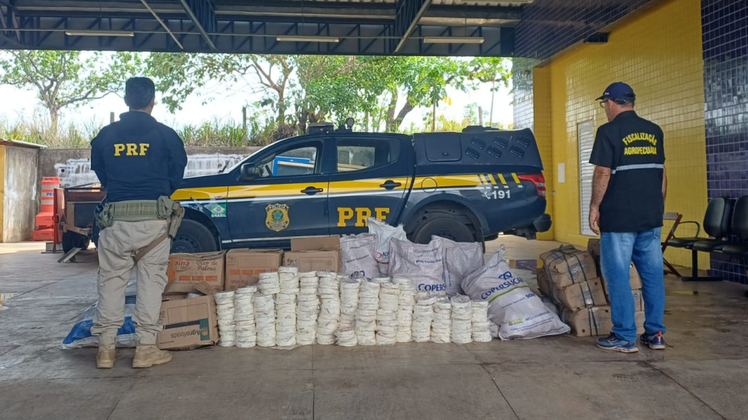 Polícia apreende 750 kg de queijo transportado sem refrigeração no MA