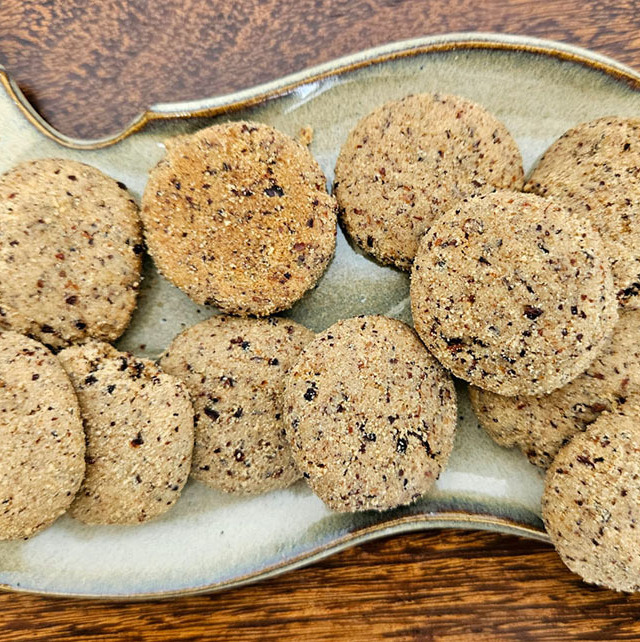 Biscoito feito a partir da farinha da casca do café