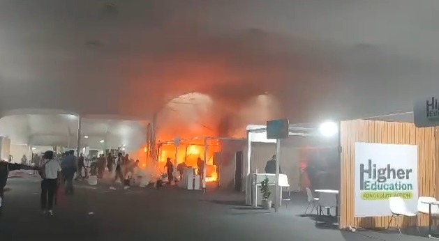 COP30, incêndio, Zona Azul, Belém, Bluezone