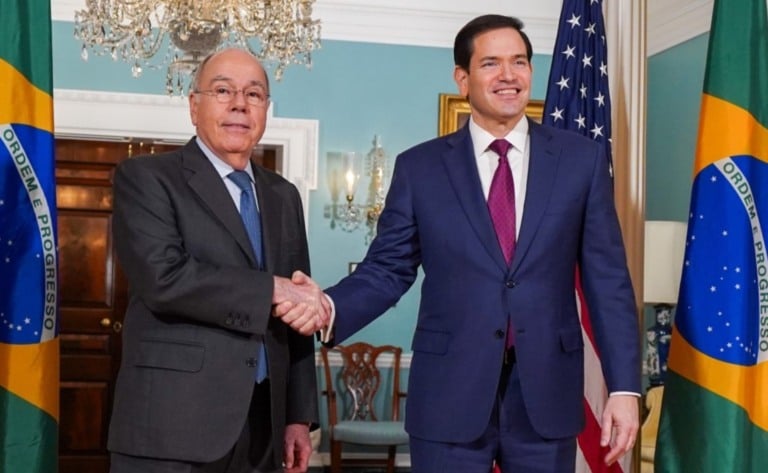 Mauro Vieira, Marco Rubio, EUA, tarifaço