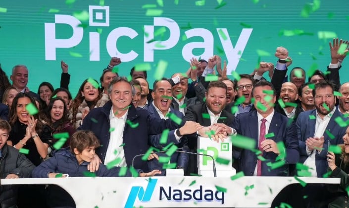 Picpay estreia na Nasdaq em alta após venda de quase 23 milhões de ações