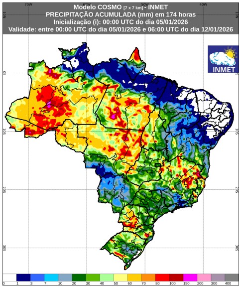 mapa de chuva