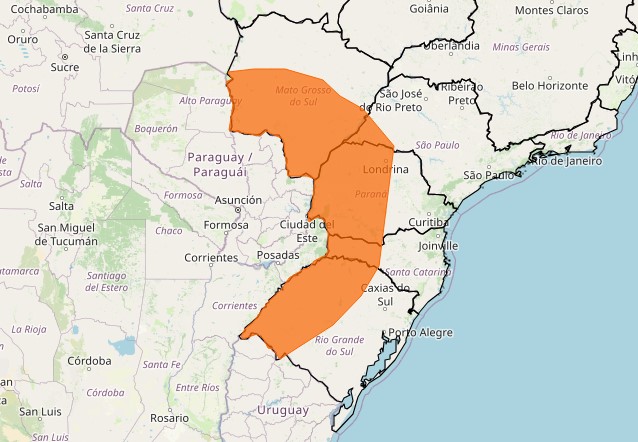 Sul e Centro-Oeste - Inmet