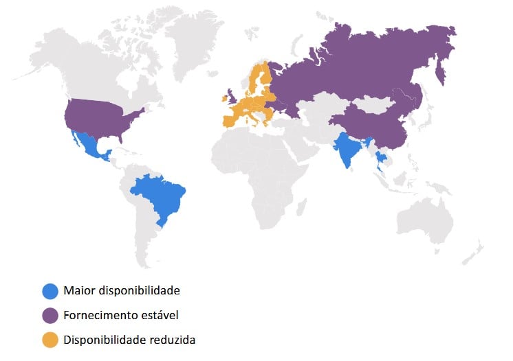 crescimento da produção de açúcar