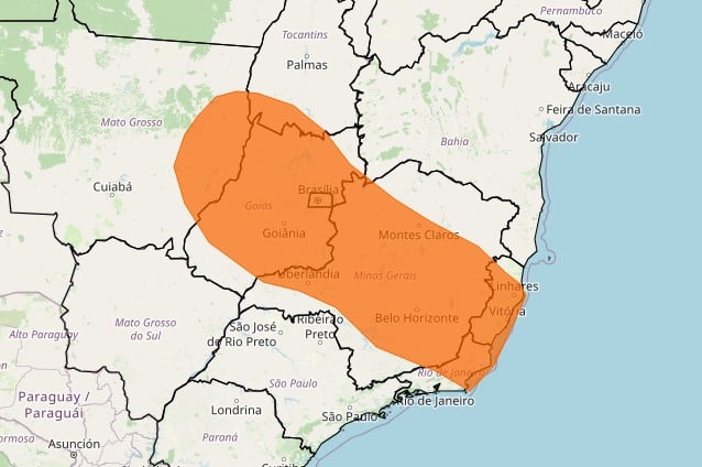Alerta de perigo: chuva de até 100 mm é prevista pelo Inmet; saiba onde e quando