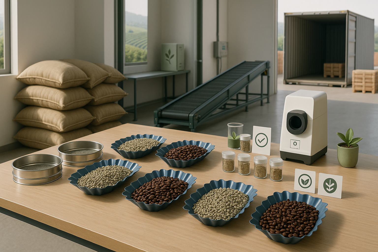 Projeto leva alunos de escola rural para visita técnica à cadeia de exportação de café em Varginha