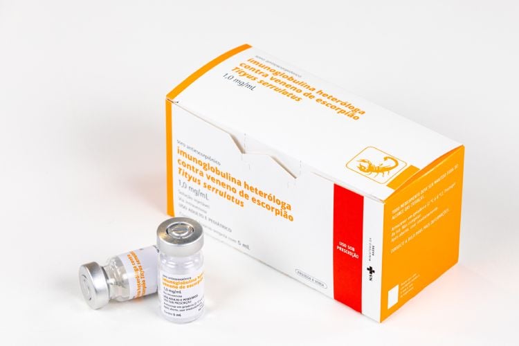 ampolas de soro antiescorpiônico