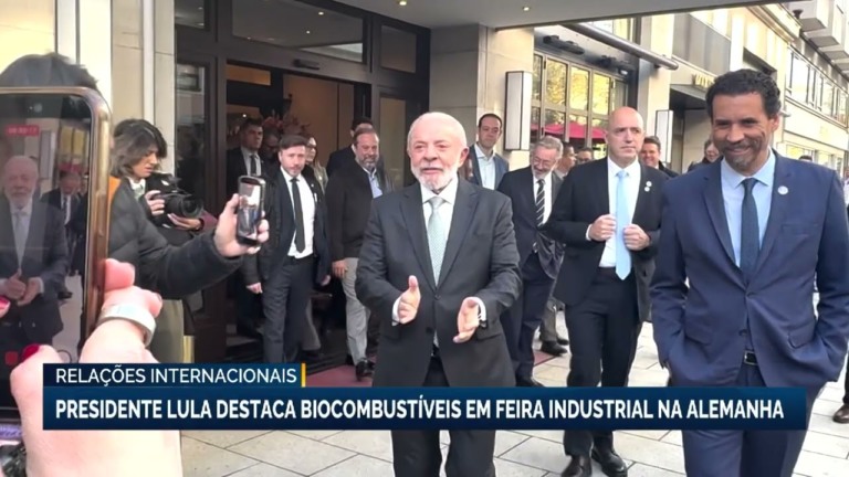 Presidente Lula destaca biocombustíveis em feira industrial na Alemanha