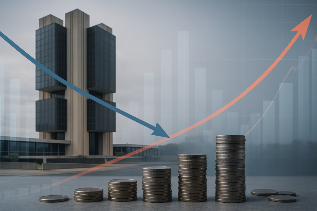 Copom reduz Selic para 14,50% ao ano e aponta inflação mais distante da meta Copom reduz Selic para 14,50% ao ano e aponta inflação mais distante da meta
