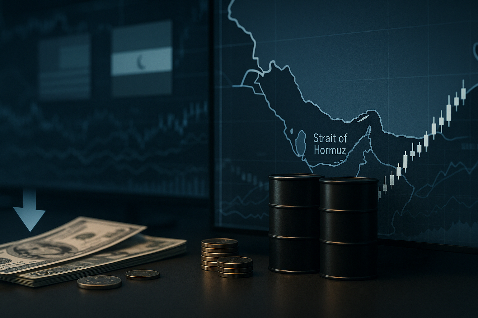 Dólar recua no mercado à vista com petróleo em alta e impasse entre EUA e Irã