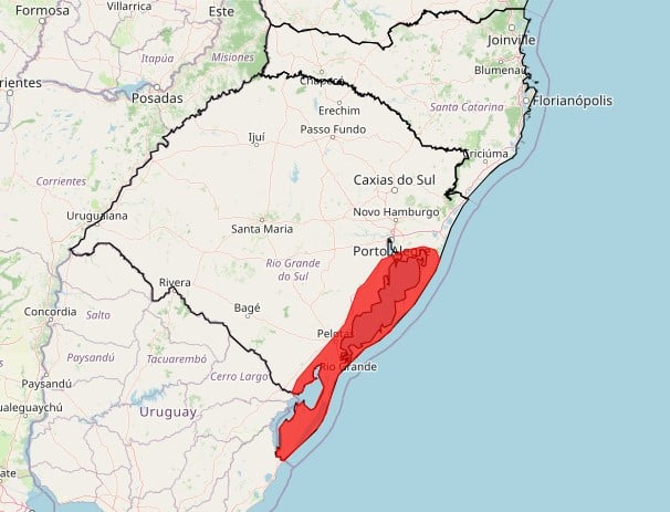 Vendaval de 100 km/h: Inmet emite alerta vermelho para capital brasileira