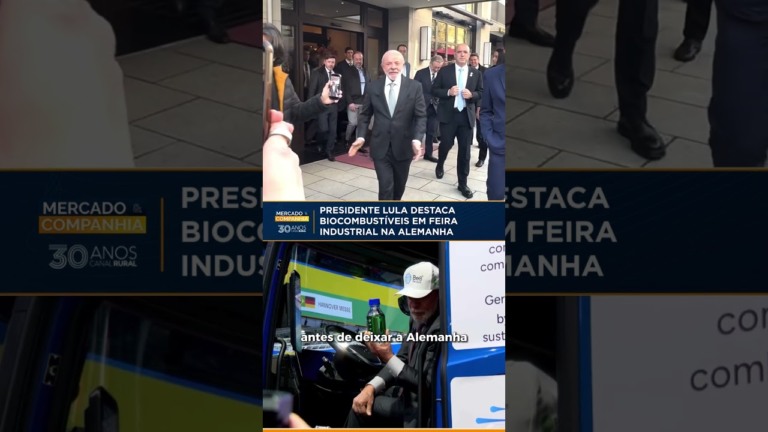 Lula destaca biocombustíveis em feira industrial na Alemanha