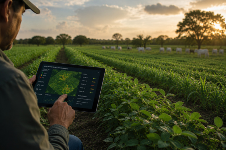 Tecnologia antecipa infestação de plantas daninhas
