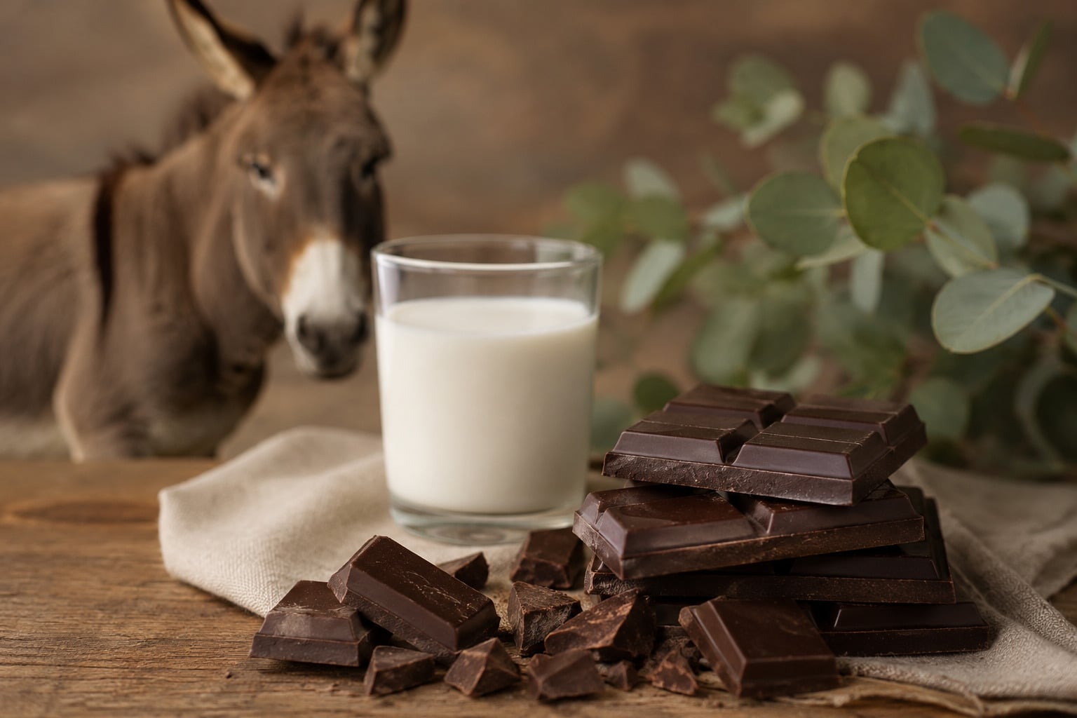 Chocolate com leite de jumenta vira aposta contra TPM e cólicas