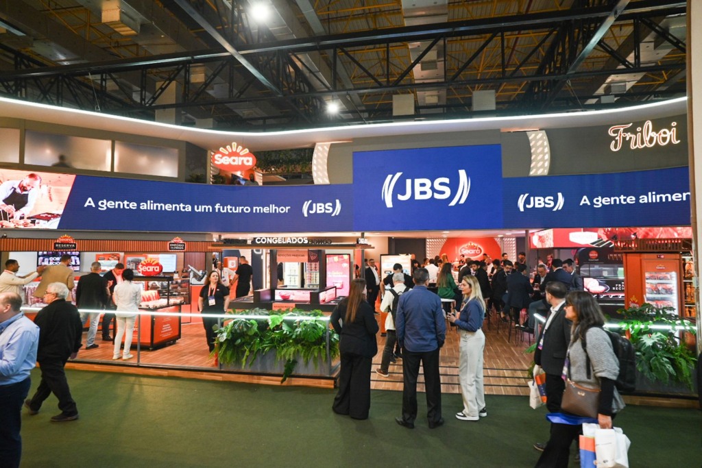 Estande da JBS na APAS SHOW 2026 Estande da JBS na APAS SHOW 2026