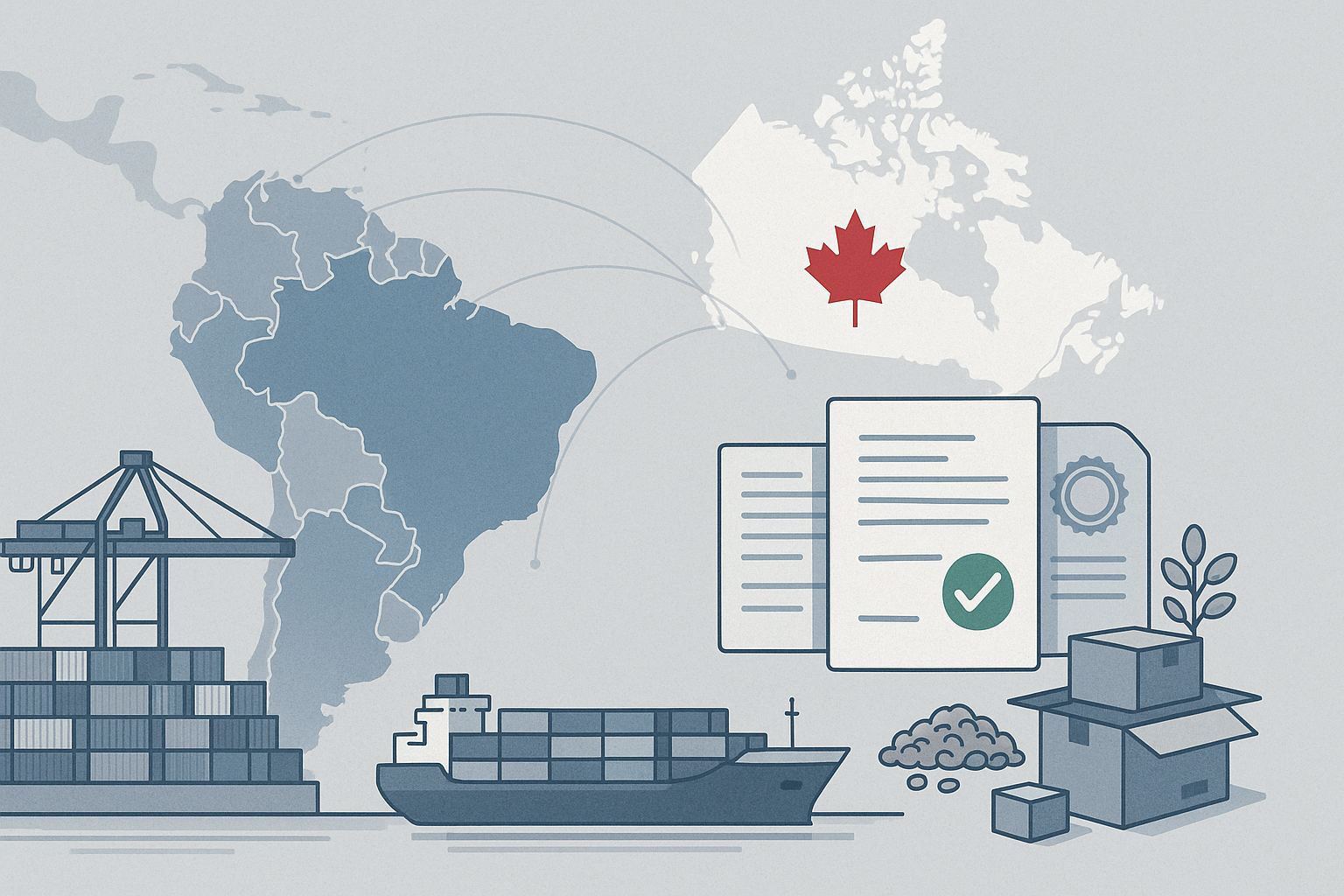 Brasil e Canadá avançam em rodada técnica do acordo Mercosul-Canadá