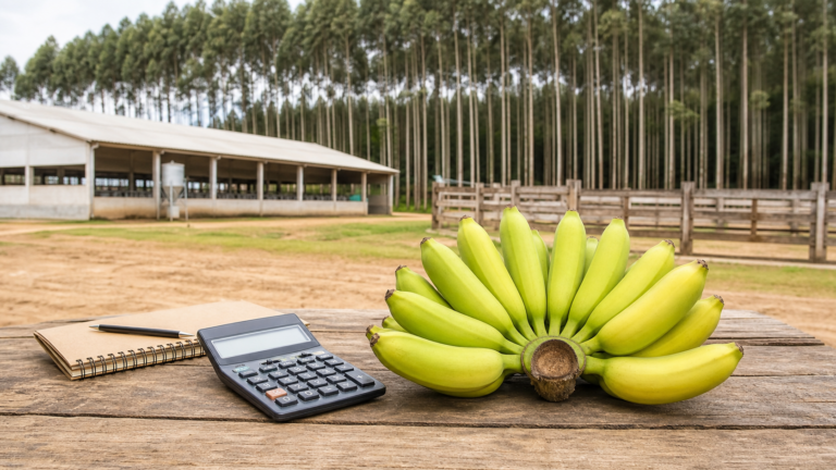 CNA levanta custos de produção de banana, suínos, gado e eucalipto em MG e BA