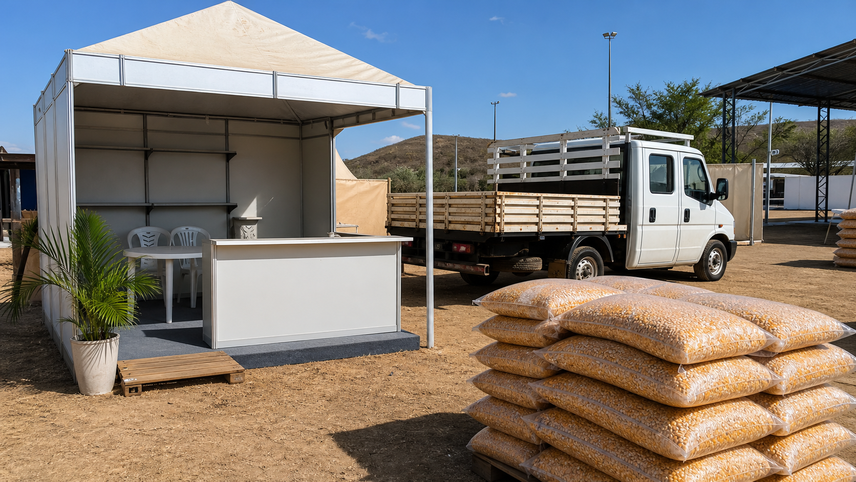 Conab leva atendimento e venda de milho a feiras agropecuárias no Rio Grande do Norte