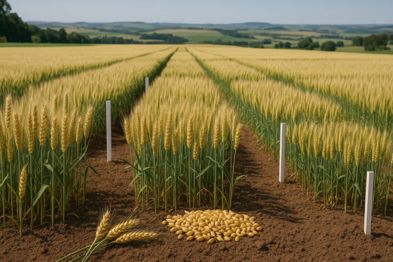 Ensaio aponta cultivares de trigo com maior produtividade no Sul na safra 2025
