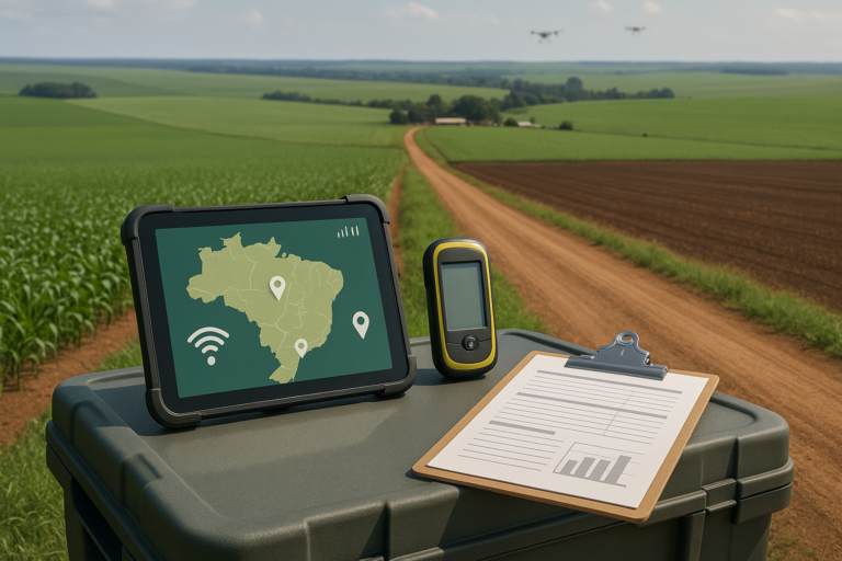 IBGE realiza segundo dia de prova piloto do 12º Censo Agropecuário em Rio Verde